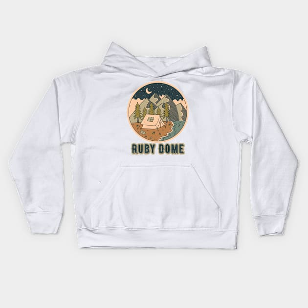 Ruby Dome Kids Hoodie by Canada Cities